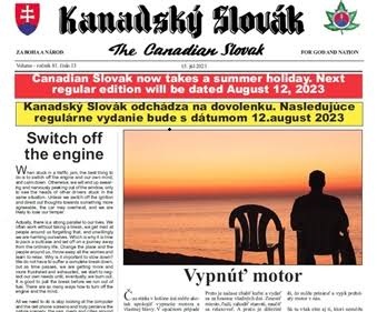 The Canadian Slovak Newspaper